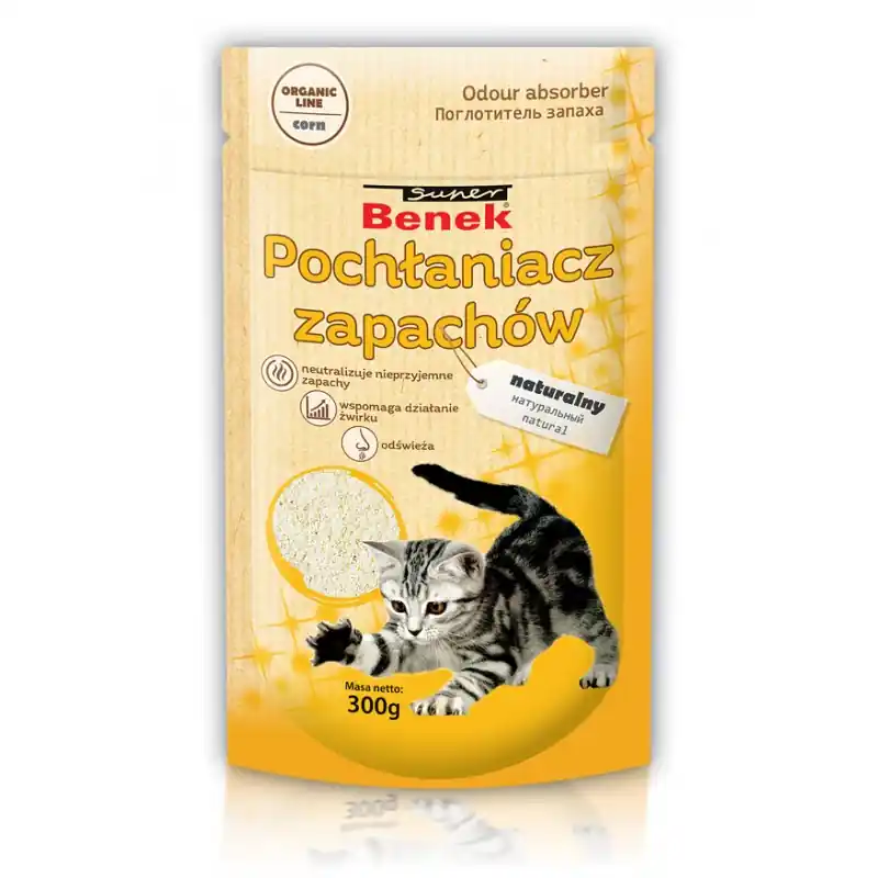 Premium SUPER BENEK Pochłaniacz zapachów Corn Naturalny 300g