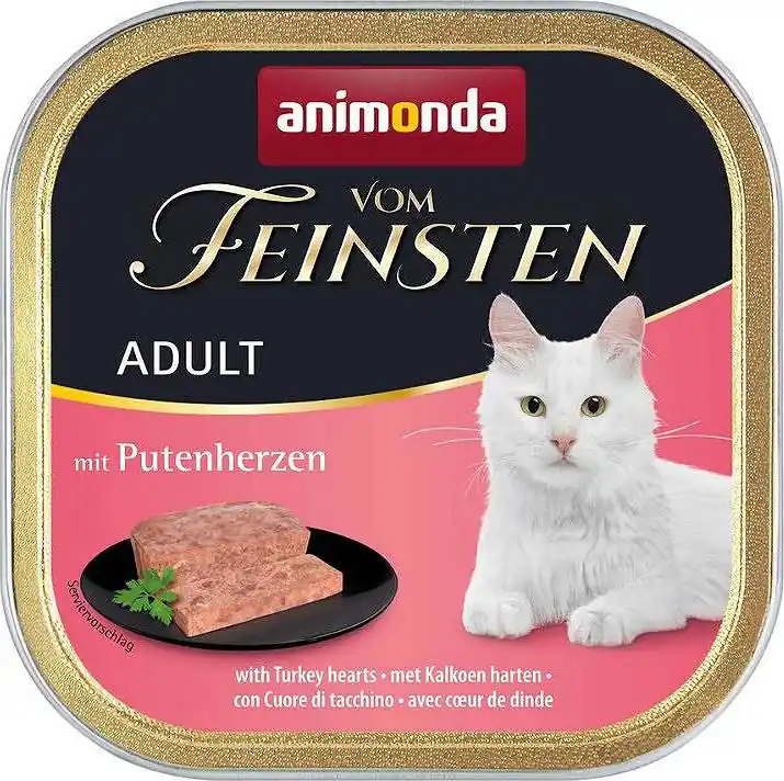 Animonda Vom Feinsten CAT Adult Karma z indyczymi sercami dla kota 100g Oferta