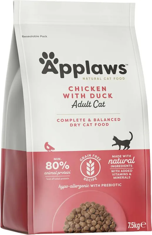 Applaws CAT Adult Chicken With Extra Duck Karma z kurczakiem i kaczką dla kota 7.5kg Wybór klientów