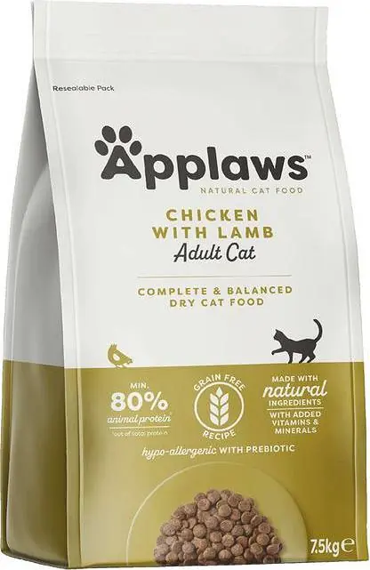 Zamów dziś Applaws CAT Adult Chicken With Extra Lamb Karma z kurczakiem i jagnięciną dla kota 7.5kg