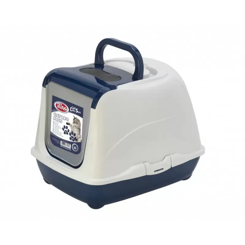 Najlepsza cena PET NOVA Cat Life Plus Toaleta dla kota 50cm - granatowa