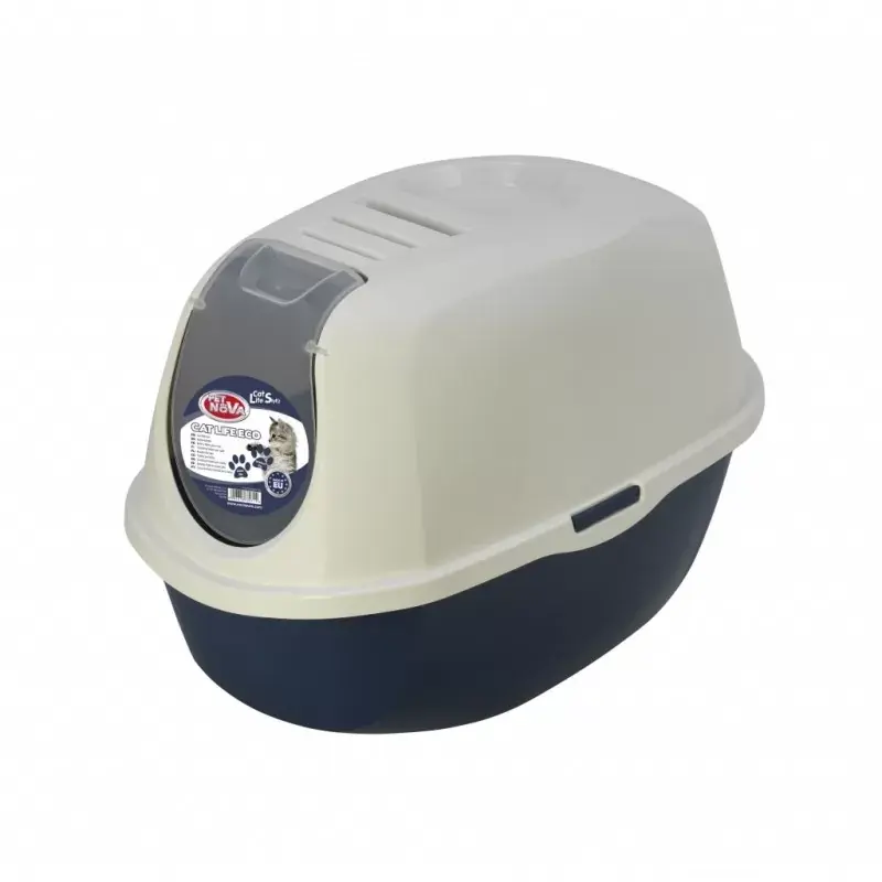 Popularny PET NOVA Cat Life Eco Toaleta dla kota 54cm - granatowa