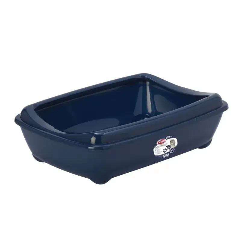 Niska cena PET NOVA Cat Life Kitty Tray - Kuweta otwarta z ramką - granatowa
