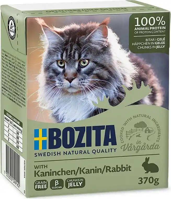 Ograniczona ilość Bozita kaninchen Karma z królikiem w galaretce dla kota 370g