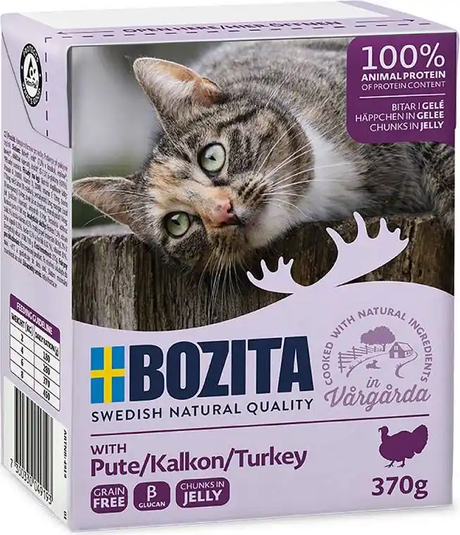 Bozita pute Karma z indykiem w galaretce dla kota 370g Tani