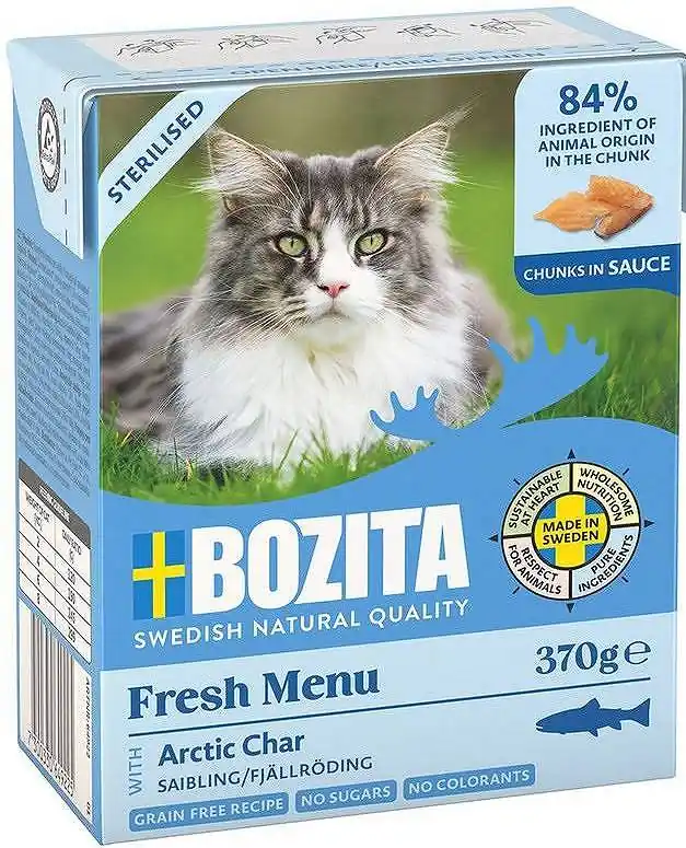 Bozita Sterilised Kot Karma z pstrągiem w sosie 370g Cena promocyjna