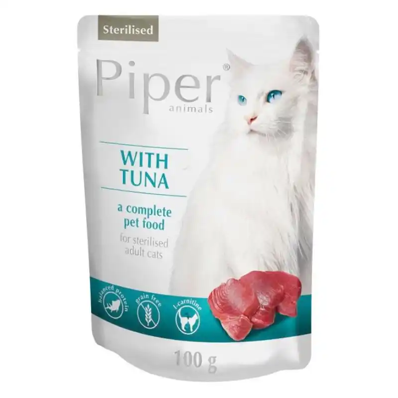 PIPER Animals Sterilised Kot - z tuńczykiem (saszetka) Tylko dziś