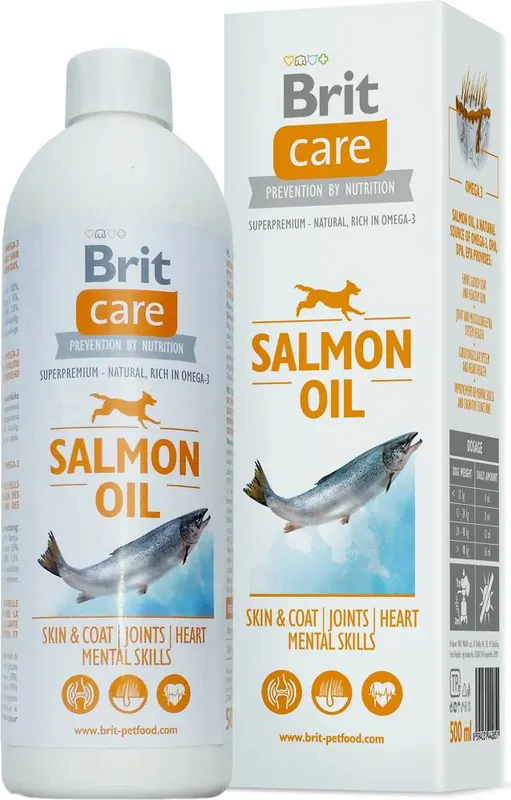 Brit Care Salmon Oil dla psa i kota Olej z łososia 1000ml Wybór klientów