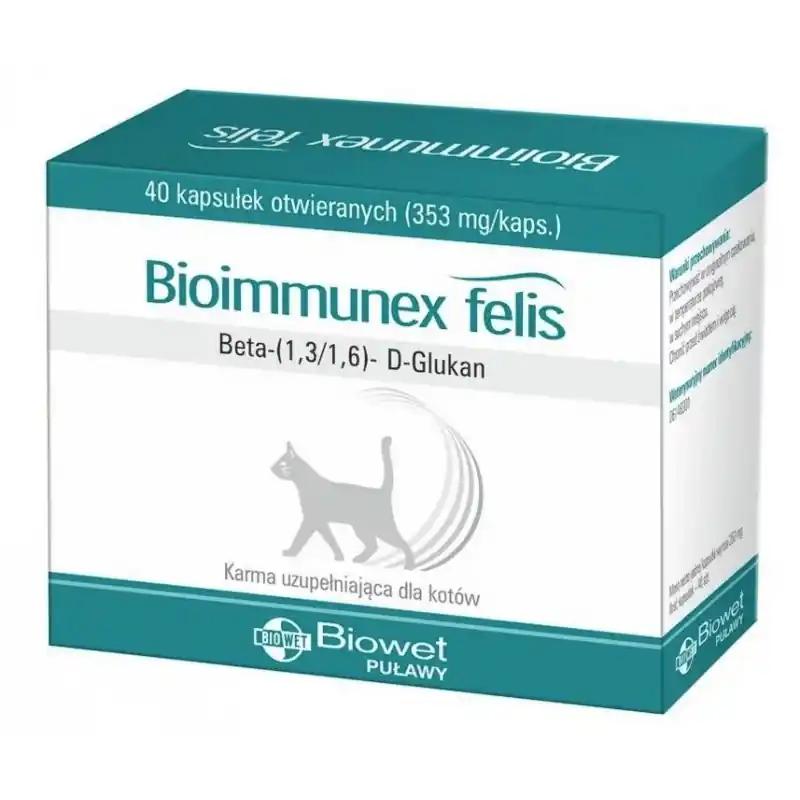 BIOWET Bioimmunex felis 40 kaps. Zamów dziś