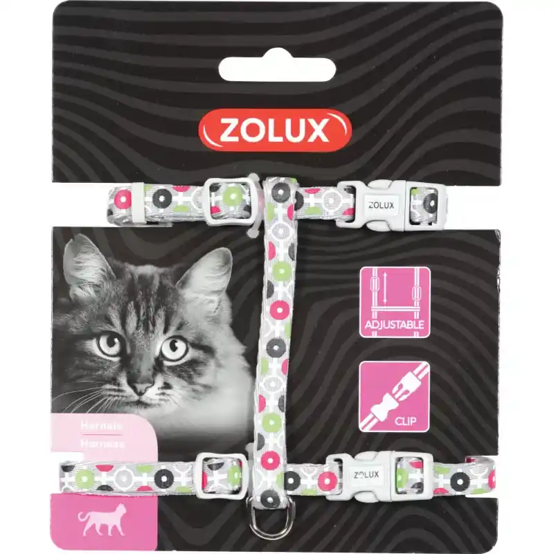 ZOLUX Szelki regulowane nylonowe Arrow - szary Szybka dostawa