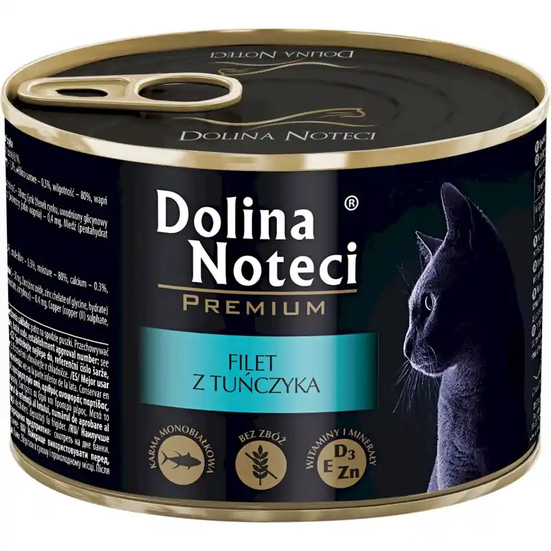 Hit sprzedaży DOLINA NOTECI Premium dla kota - Filet z tuńczyka