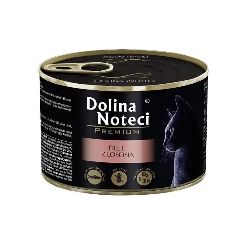 Tylko do końca tygodnia DOLINA NOTECI Premium dla kota - Filet z łososia