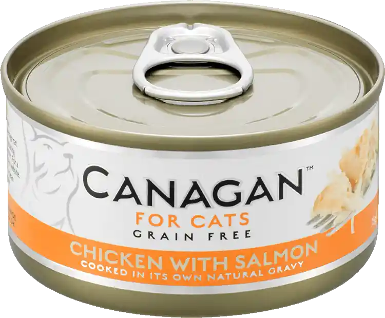 Canagan For Cats Chicken with Salmon Karma z kurczakiem i łososiem dla kota 75g Hit cenowy