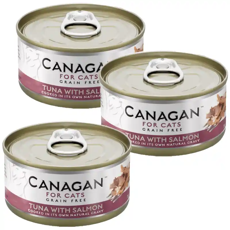 Canagan For Cats Tuna with Salmon Karma z tuńczykiem i łososiem dla kota 12x75g PAKIET Oferta czasowa