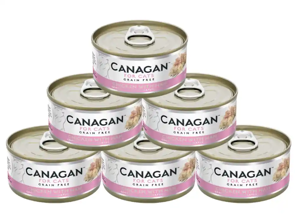 Canagan Kot Chicken with Ham Mokra Karma z kurczakiem i szynką dla kota 12x75g PAKIET Super okazja