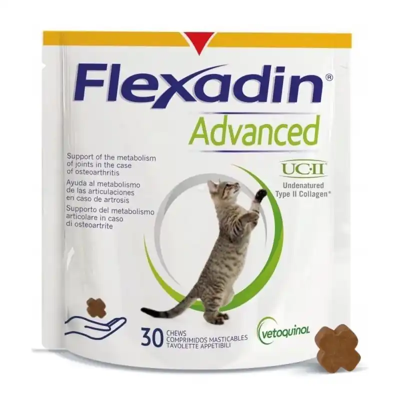 Najlepsza cena VETOQUINOL Flexadin Advanced Cat - 30 mięsnych kąsków dla kota