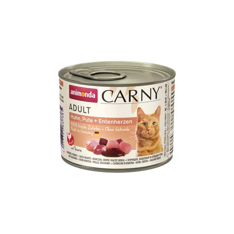 ANIMONDA Carny Adult - Kurczak, Indyk i kacze serca 200g Bestseller