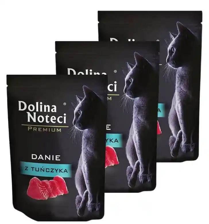 Dolina Noteci Premium Danie z tuńczyka Karma dla kota 10x85g Wysoka jakość