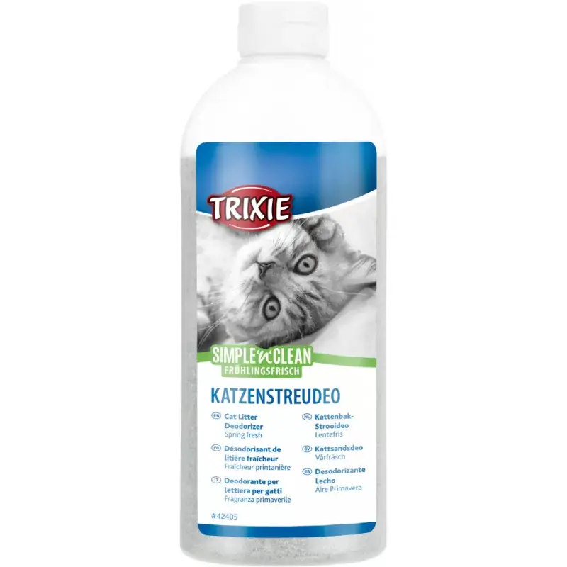 Hit cenowy TRIXIE Dezodorant do kuwety Simple n Clean wiosenna świeżość 750g