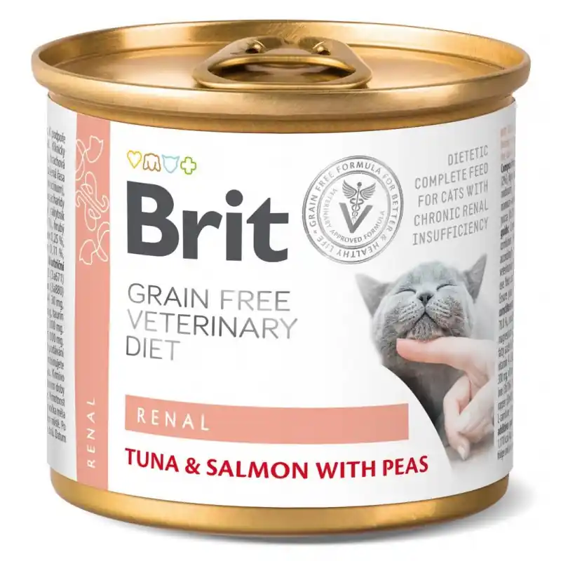 BRIT Grain Free Veterinary Diets Cat Can Renal 200g (puszka) Ograniczona ilość