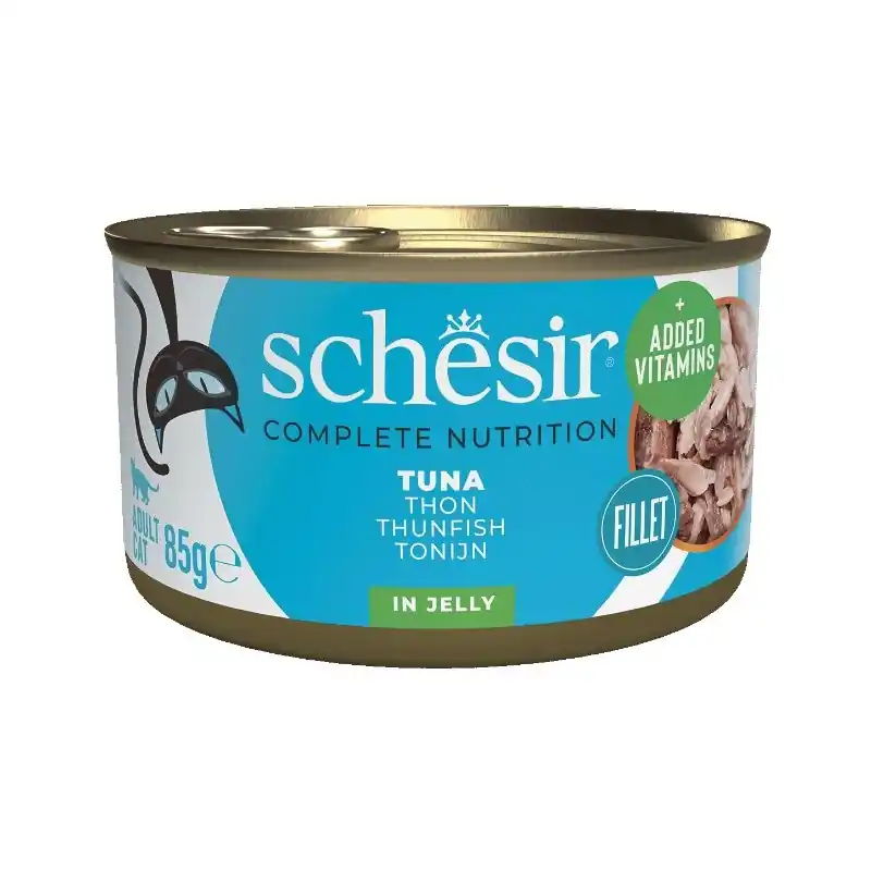 SCHESIR CAT Tuna fillet in jelly 85g (puszka) Dostępne od ręki