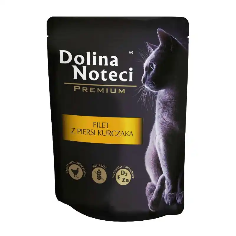 DOLINA NOTECI Filet z kurczaka dla kota 85g (saszetka) Tylko do końca tygodnia