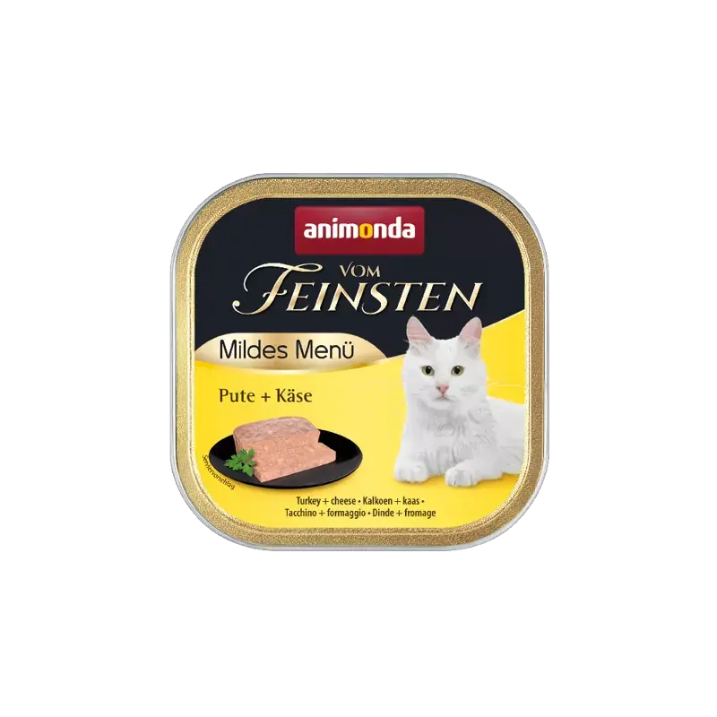 Nowy ANIMONDA Cat Vom Feinsten Mild Menu Adult - indyk ser