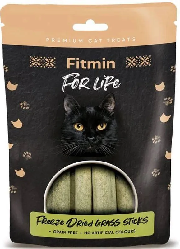 Fitmin For Life Freeze Dried Grass Sticks Liofilizowane patyczki dla kota 30g Dostępne od ręki