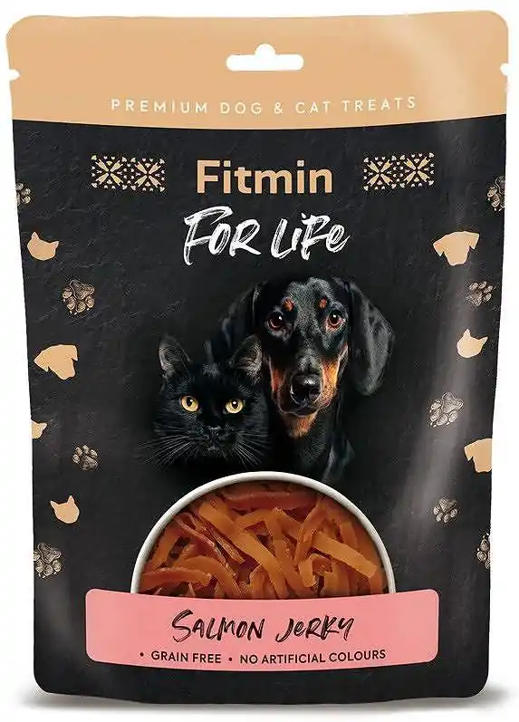 Fitmin For Life Przysmak Salmon Jerky dla psa i kota op. 70g Tylko do końca tygodnia