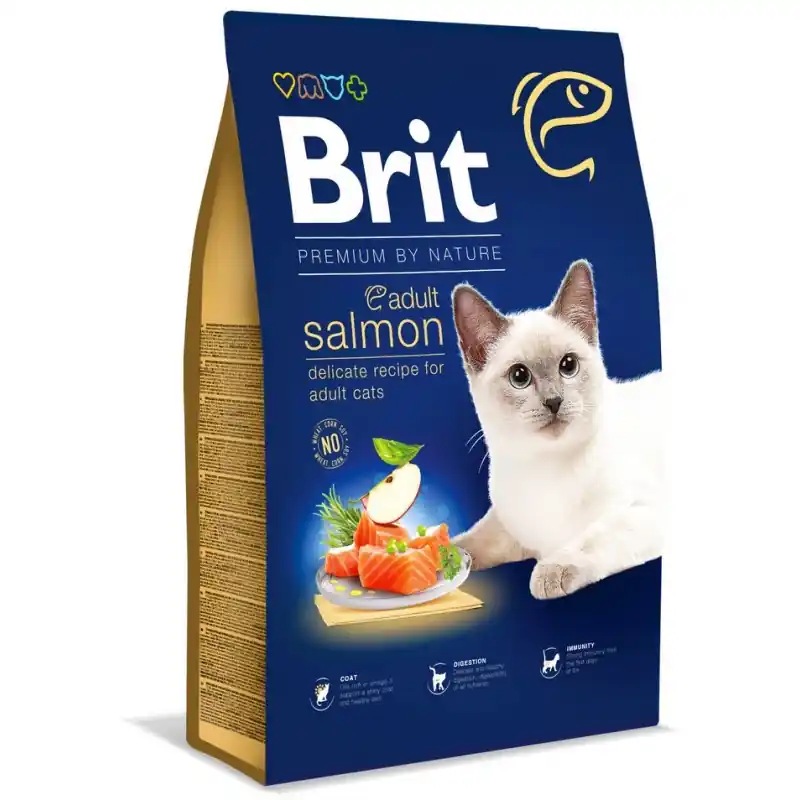 Łatwy zwrot BRIT Premium By Nature Cat Adult Salmon