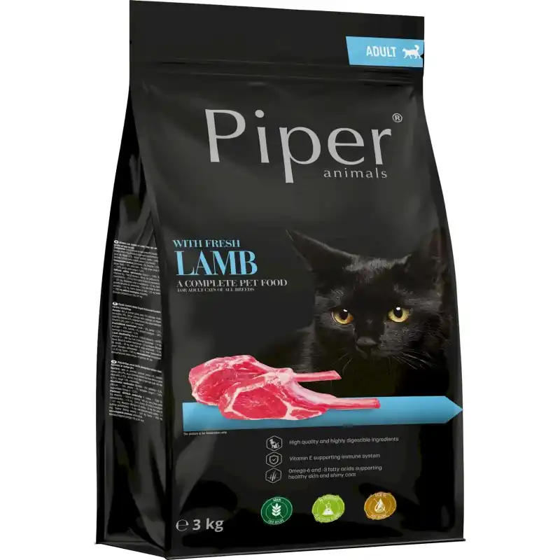 Promocja DOLINA NOTECI PIPER ze świeżą jagnięciną dla kota 3kg