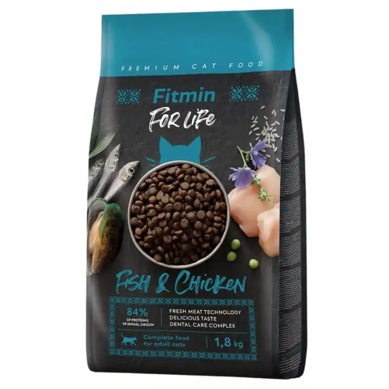 FITMIN Cat For Life Adult Fish and Chicken - nowa receptura Szybka wysyłka