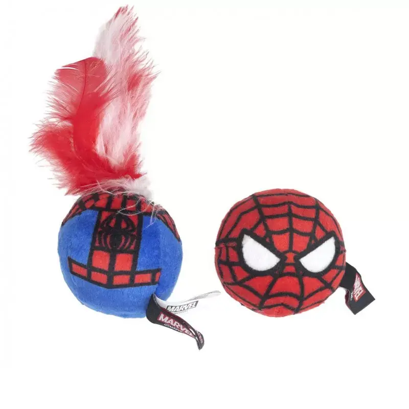 Bezpieczne zakupy FOR FAN PETS Zabawka dla Kota Spiderman 2 szt
