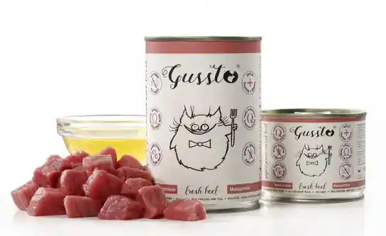 Kup teraz Gussto Fresh Beef Karma z wołowiną dla kota 400g
