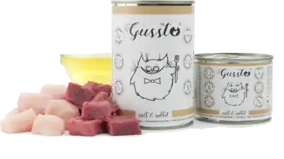Hit cenowy Gussto Fresh Calf&Rabbit Karma z cielęciną i królikiem dla kota 400g