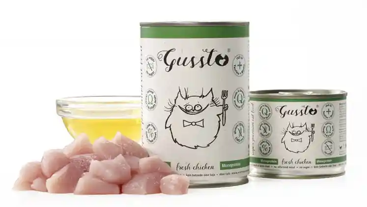 Gussto Fresh Chicken Karma z kurczakiem dla kota 200g Darmowy zwrot