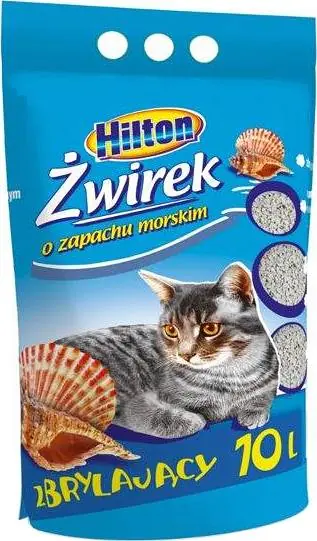 Hilton Żwirek bentonitowy dla kota Morski 10L Ostatnia szansa