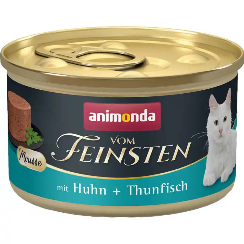 Ograniczona ilość ANIMONDA Cat Vom Feinsten Mus - kurczak z tuńczykiem 85g