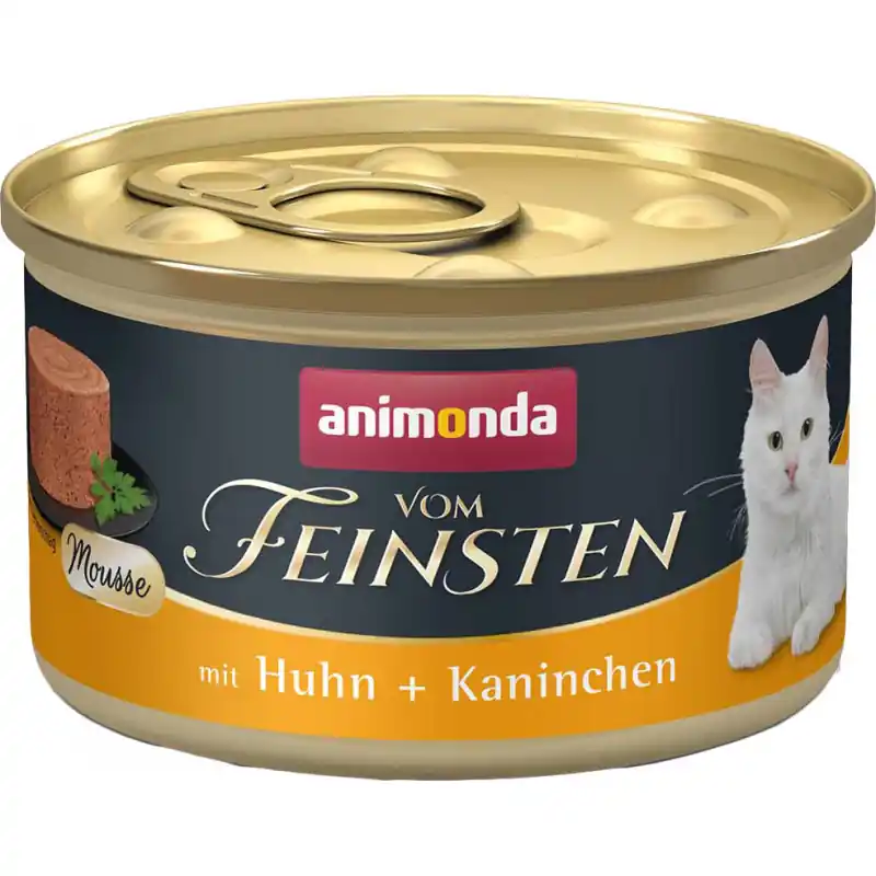 ANIMONDA Cat Vom Feinsten Mus - kurczak z królikiem 85g Zamów dziś
