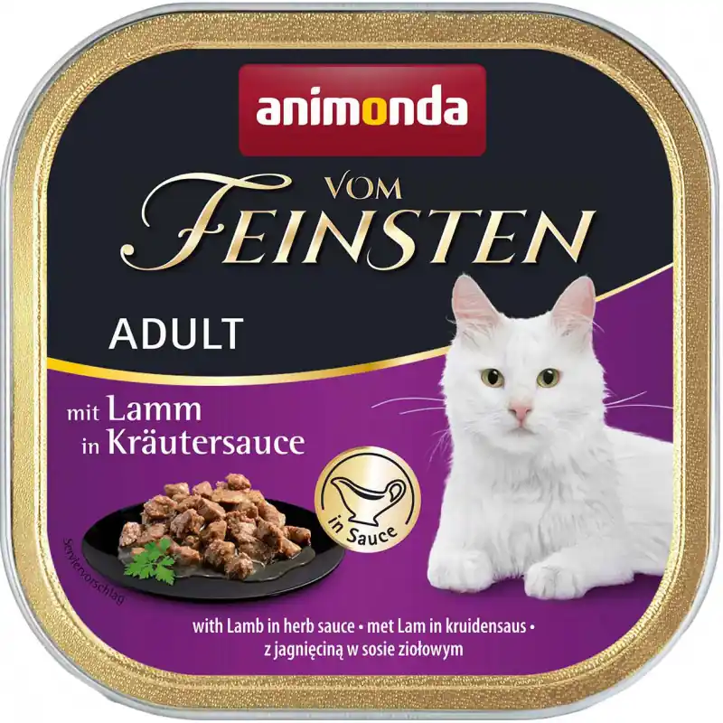Oferta czasowa ANIMONDA Cat Vom Feinsten Adult - Jagnięcina w sosie ziołowym 100g