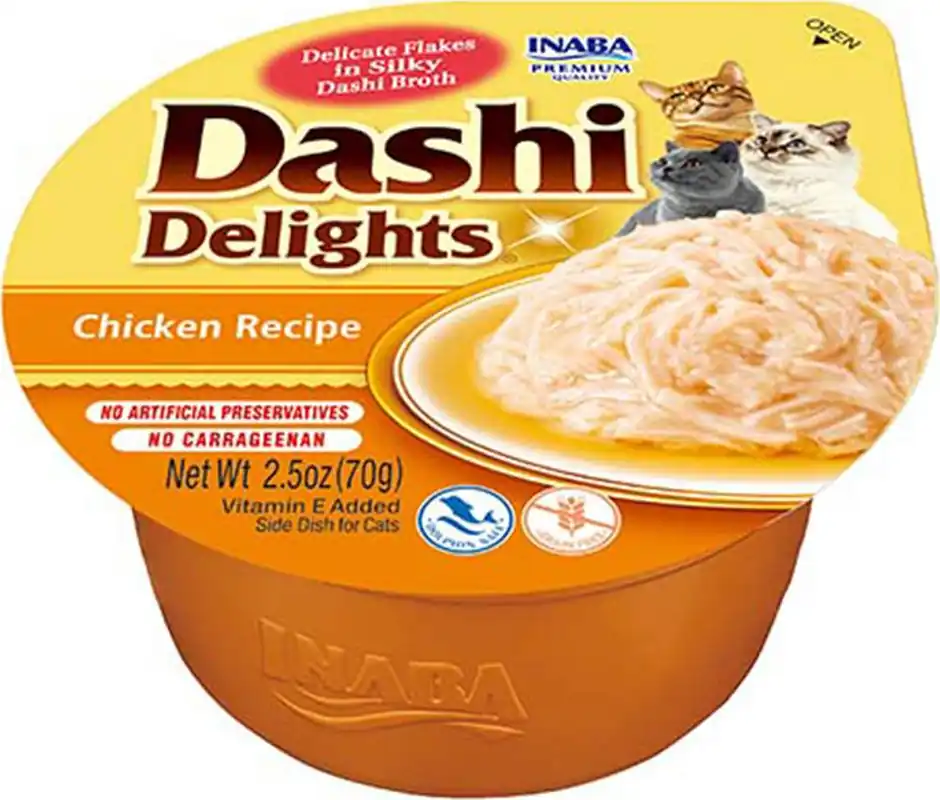 Nowość Inaba Ciao Dashi Delights Recipe Chicken Karma z kurczakiem dla kota 70g
