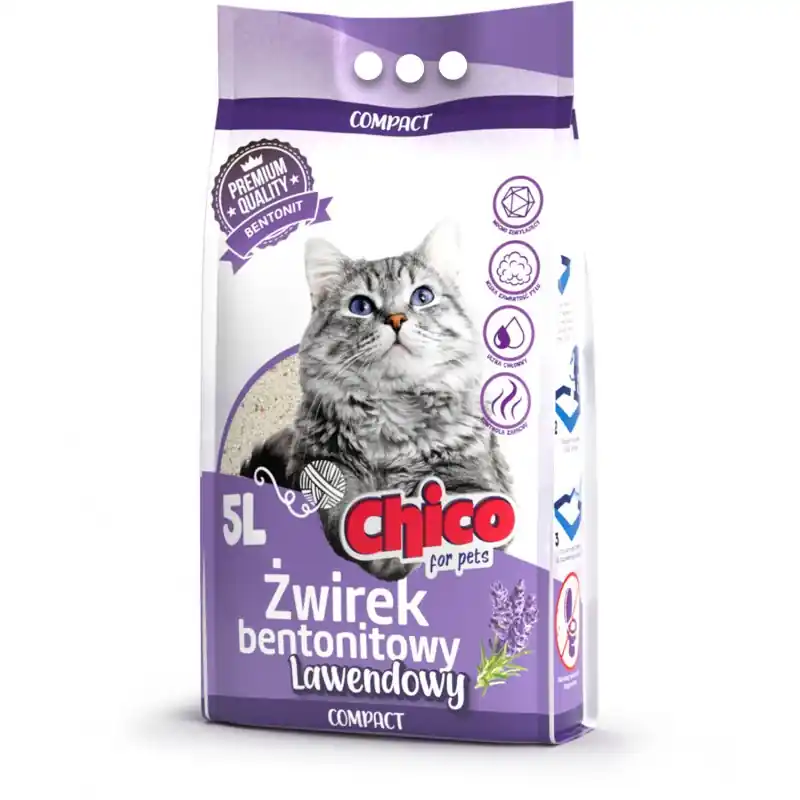 CHICO Żwirek bentonitowy Compact Lawenda Cena promocyjna