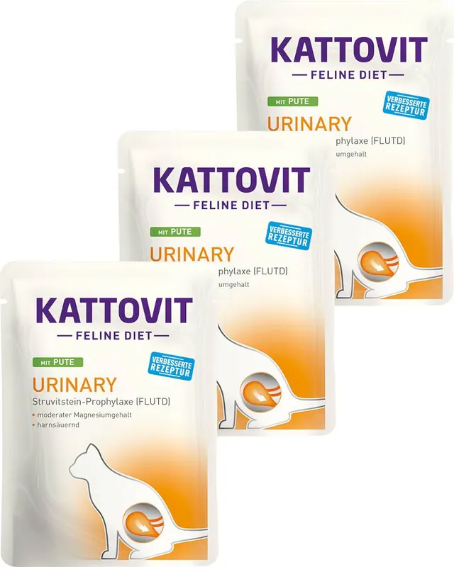 Kattovit Feline Diet Urinary Karma z indykiem (Pute) dla kota 24x85g PAKIET Obniżka ceny