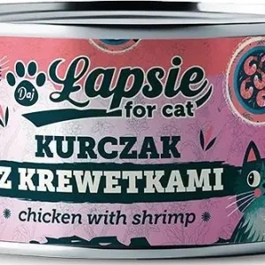 Łapsie Adult Karma z kurczakiem i krewetkami dla kota 80g Kup teraz