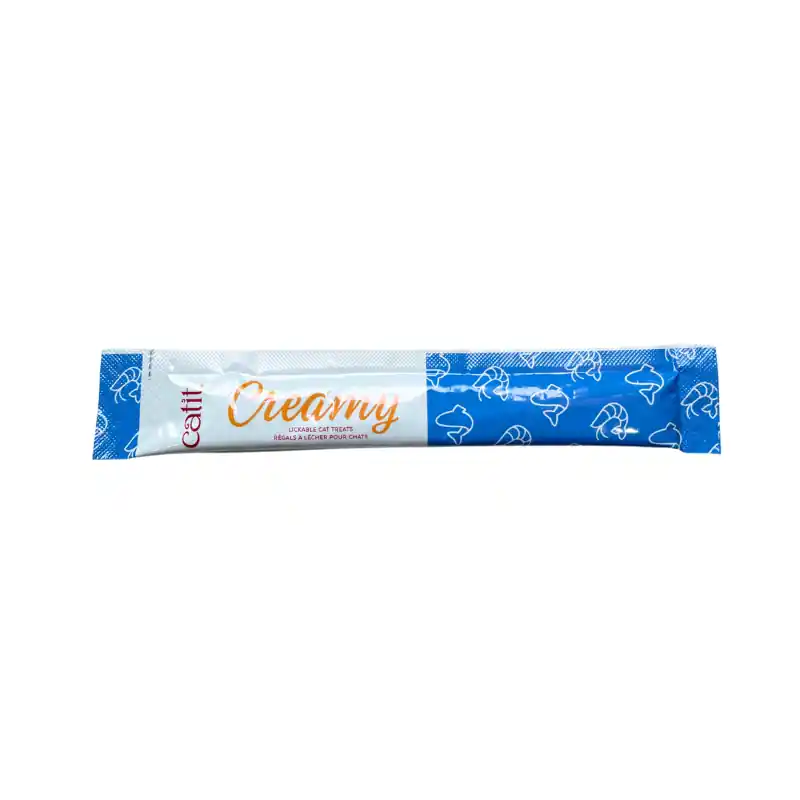 Do wyczerpania zapasów CATIT Creamy przysmak dla kota - łosoś z krewetkami 10g / 1 szt.