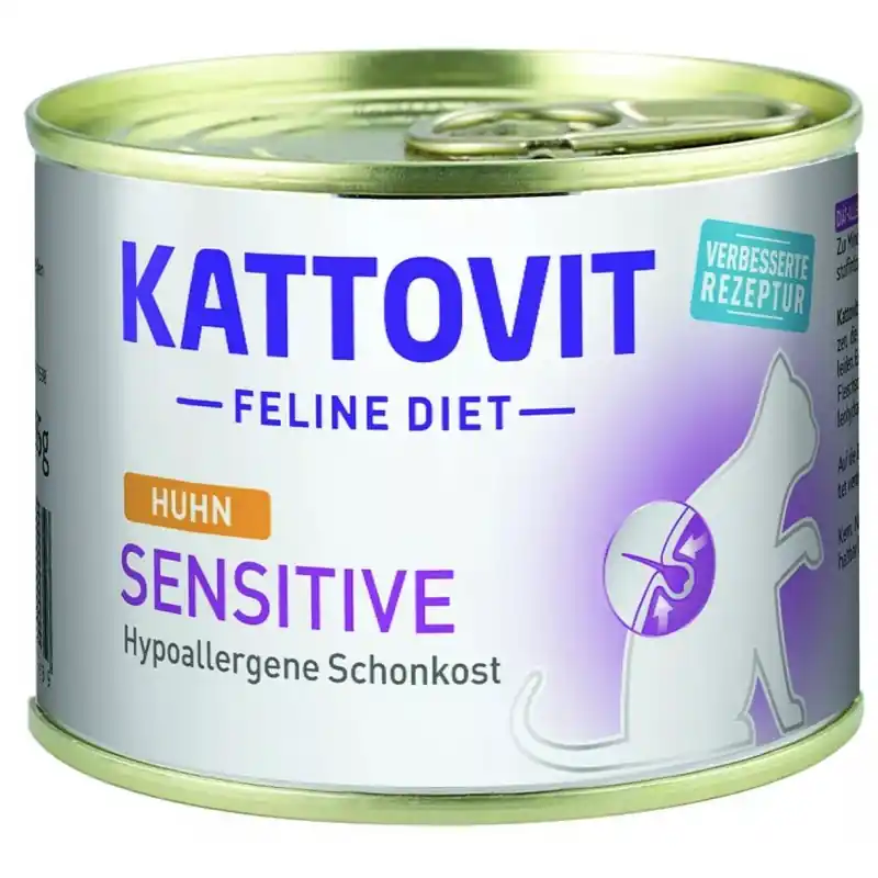 Ostatnia szansa KATTOVIT Feline Diet Sensitive Kurczak 185g
