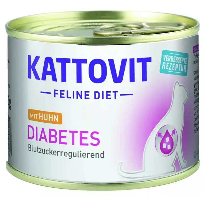 KATTOVIT Feline Diet Diabetes Kurczak 185g Zniżka