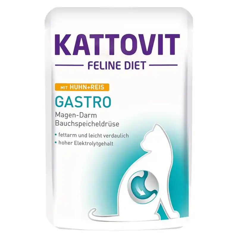 KATTOVIT Feline Diet Gastro Kurczak z ryżem 85g (saszetka) Kup online