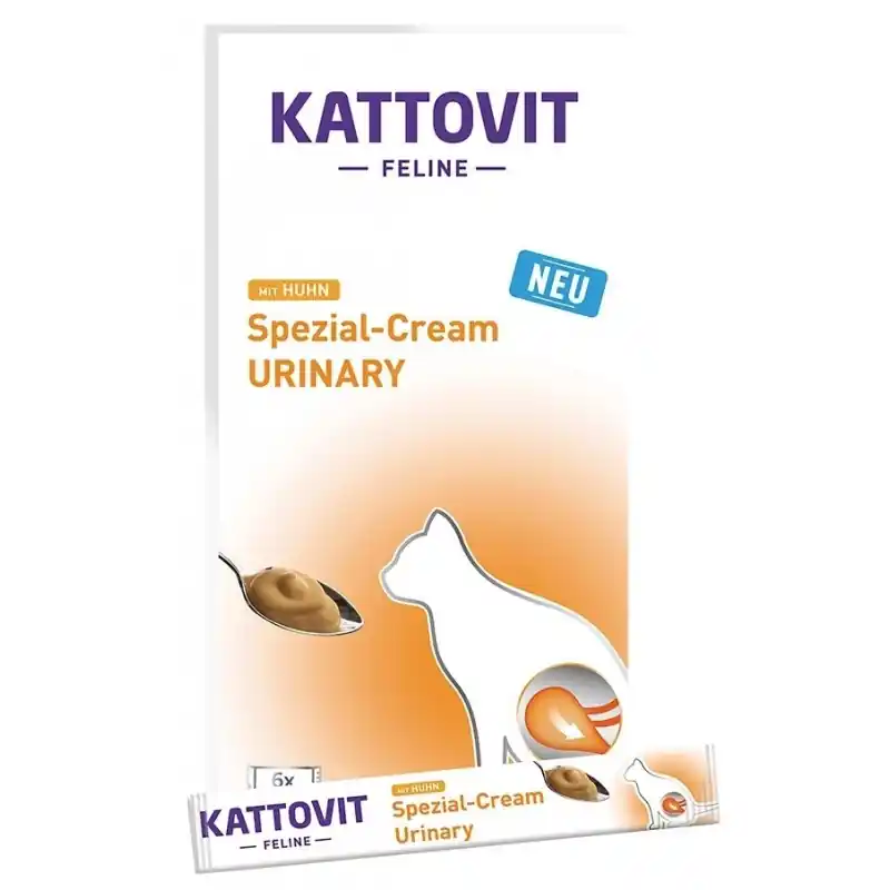 Ostatnie sztuki KATTOVIT Pasta Urinary Cream Kurczak 6x 15g