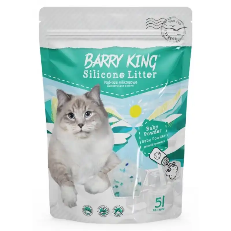Super okazja BARRY KING Podłoże silikonowe dla kota - Baby Powder 5l